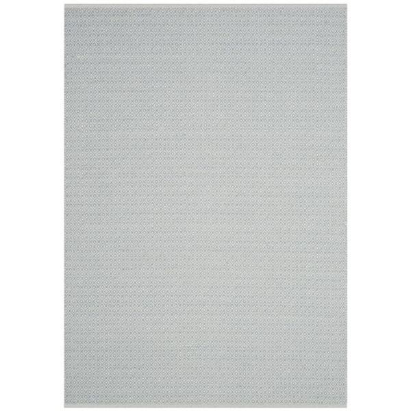 Safavieh 4 x 6 ft. Medium Rectangle Montauk Hand Woven Rug Ivory & Light Blue MTK717B-4 - main